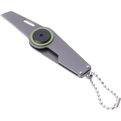 Tactical Mini Pocket Folding Knife Survival Portable Camping EDC Key Chain Tool