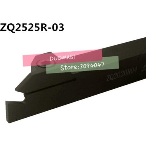ZQ2525R-03 25MM External Grooving Turning Lathe Bar Tool Holder For Lathe Machine CNC Cutting Turning Tool Set Holder