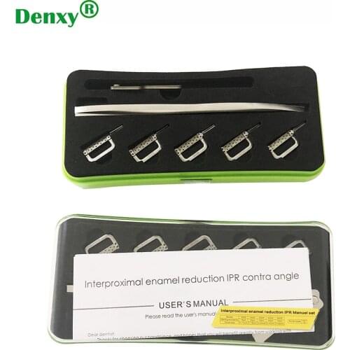 1 Box Dental Interproximal enamel reduction set Reciprocating IPR System Orthodontic Strips Dental Orthodontic tool