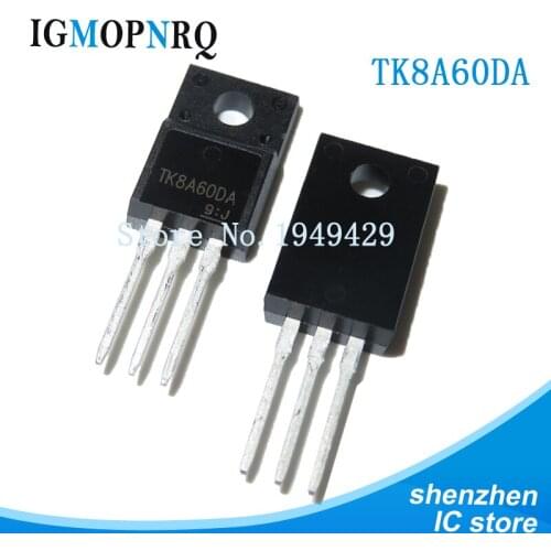 10PCS K8A60DA TO-220 TK8A60DA TO-220F K8A60DA TK8A60 600V 7.5A new