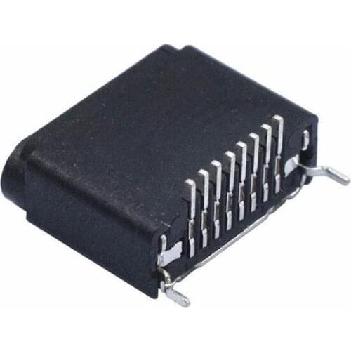 10pcs For iphone female socket Lightning Dock Port H=6.5mm 3 models