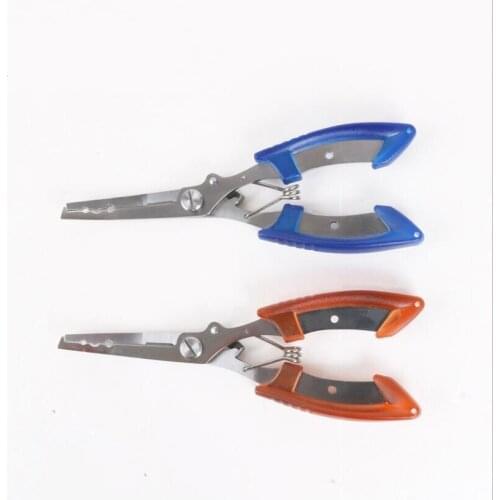 16cm Multifunctional Stainless Steel Fishing Pliers Shears Line Cutter Removing Hook Fishing Tackle Tools pesca