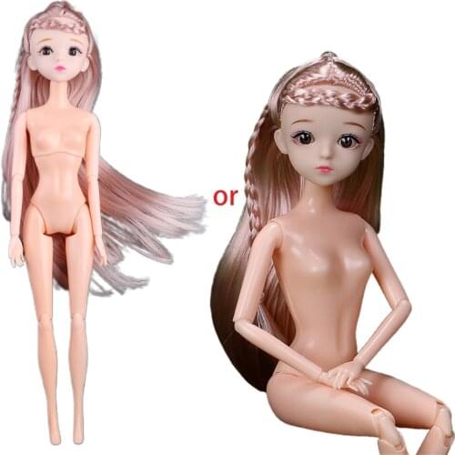 30cm Fashion Doll Toys for Girls 1/6 Bjd Dolls Body Make-up 3D Eyes Beautiful Princess Baby Girl Dolls Plastic DIY Toy f