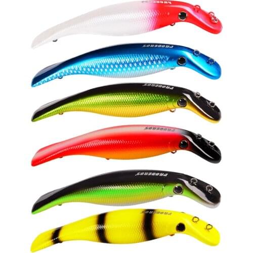 6Pcs Big Minnow Lures Hard Baits Sinking Fishing Lures Crankbaits
