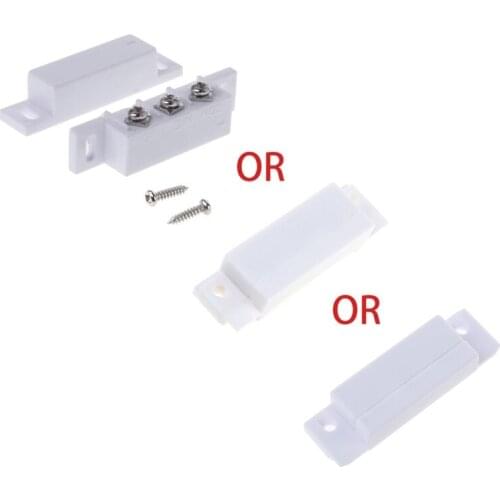 63HA NC NO Magnetic Contact Switch Door Sensor Wired Metal Roller Shutter Door Home Alarm System