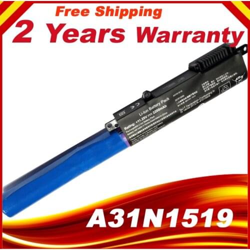 HSW New Laptop battery A31N1519 for Asus F540SC X540LJ F540UP7200 X540S R540L X540SA R540LA X540SC R540LJ A31N1519