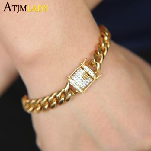ATJMLADY Gold Bracelets For Men