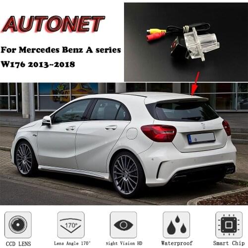AUTONET Backup Rear View camera For Mercedes Benz A series W176 2013 2014 2015 2016 2017 2018 Night Vision/license plate camera