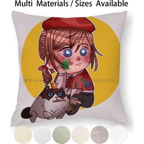 Edgar Valden From Identity V Pillow Case Throw Pillow Cover Cotton Linen Flax Identity V Edgar Valden Idv Artist Anime Chibi