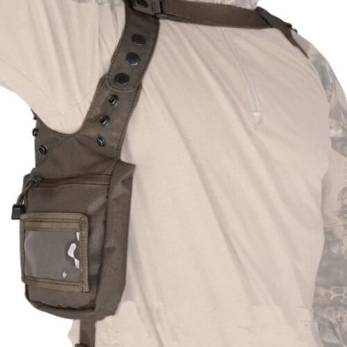 Emersongear Tactical Portable Concealed Underarm Bag Under Cover Pack Pouch Airsoft Hunting Military Hiking Traning Multicam