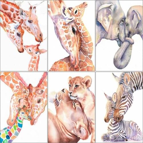 Evershine 5D DIY Diamond Painting Full Square Animals Diamond Embroidery Elephant Cross Stitch Mosaic Rhinestone Home Decor