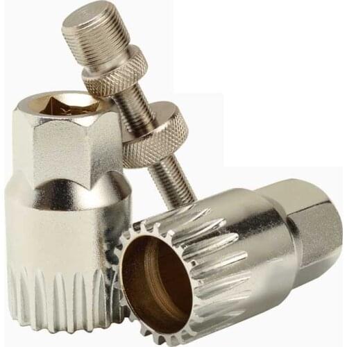 Mountain Bike Chainwheel Axis Remove Sleeve Square Hole 20 Spline Axis Install Repair Tools Bottom Bracket Sealed Cartridge