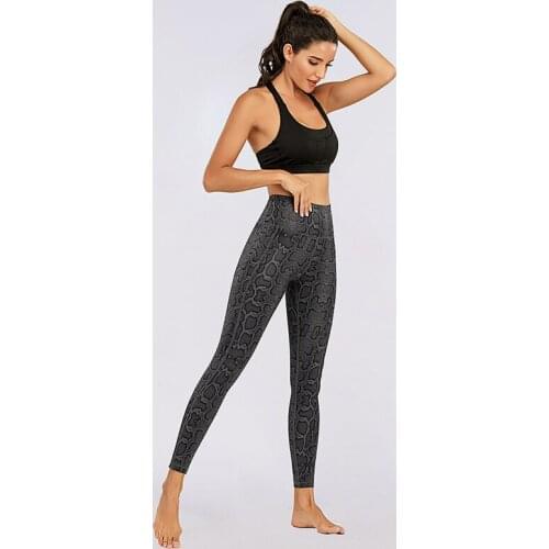 Yoga Set Workout Crocodile Womens Sportswear Gym Clothing Sports Suits Fitness Sleeveless Crop Top High Waist Running Leggings