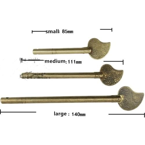 Brass Door Bolts,High Quality Antique Vintage Chinese Style Hardware Accessories,Wooden Door Lock,Large Size,140mm