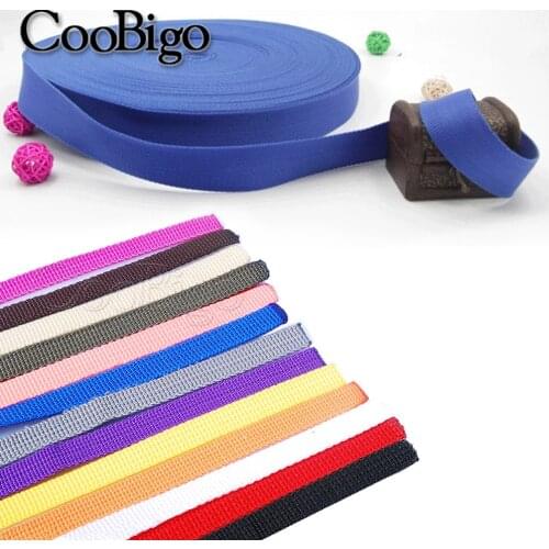 10 yard Colorful 3/8"(10mm) Polypropylene PP Webbing Ribbon Band Strap Dog Collar Harness Outdoor Backpack Part DIY Belt Craft