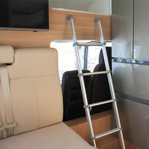 RV Ladder Aluminum Alloy Ladder Indoor Climbing Ladder Bedside Ladder Forehead Bed Ladder For RV, Indoor,Upper and Low Bunk Bed