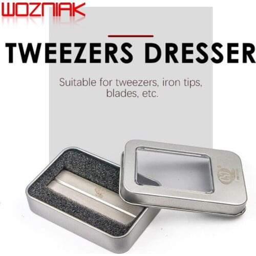 Multifunctional forceps repair instrument Blade corrector Correction and grinding of soldering iron head Diamond grinding stone