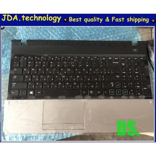 MEIARROW New Russian Keyboard For Samsung 300E5C 300E5A NP300E5A 305E5A RU Keyboard Upper cover palmrest topcase Touchpad