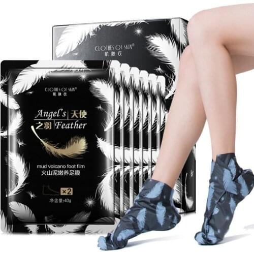 Volcanic Mud Remove Foot Exfoliating Mask Whiten Anti-Aging Moisturizing Peeling Foot Care Voetverzorging Callus Remover TSLM1