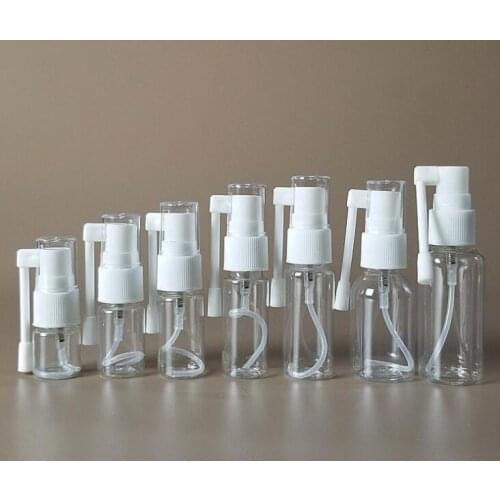 2019 New 10ml 20ml 30ml Empty Plastic Nasal Spray Bottles Pump Sprayer Mist Nose Spray Refillable Bottle 2pcs/lot