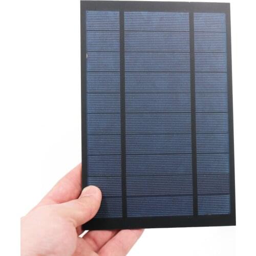 Solar Panel 5V 2 3 4 5 7 W Output USB Solar Cell Outdoor 18650 Battery Charger USB Female Port 5V Charge Regulators