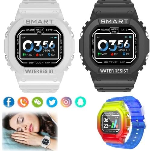Sports Running Smart Watch Bracelet Fitness Tracker Pedometer Heart Rate Monitor Messages Reminder for Samsung iPhone Xiaomi LG