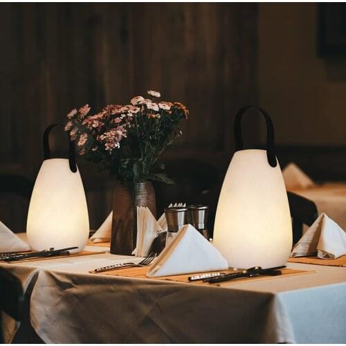 LED Night Light Portable Bedside Lamp With Remote Control RGB Dimmable USB Rechargeable Camping Light Table Lamp for Bedroom