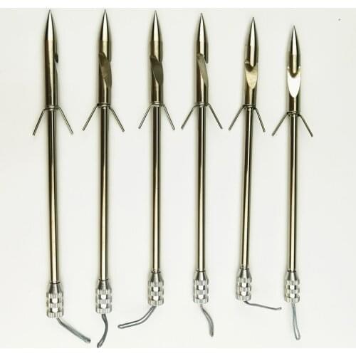 10pcs Catapult Dart Hunting Shooting Fish Hand Tool tainless Steel Bow Arrowhead Slingshot Very sharp hunting darts