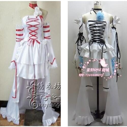 2017 Anime Pandora Hearts Cosplay Costume - Pandora Hearts Alice White Rabbit Party Dress