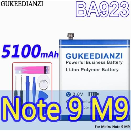 GUKEEDIANZI BA923 4000mAh High Capacity Battery For Meizu Note 9 M9