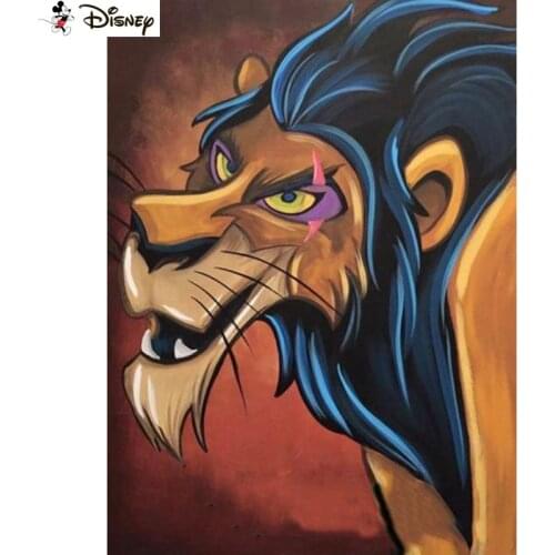 Disney 5D Diamond Embroidery Needlework Kit "Cartoon lion king" Diy Diamond Painting Cross Stitch Home Decoration Gift A30913