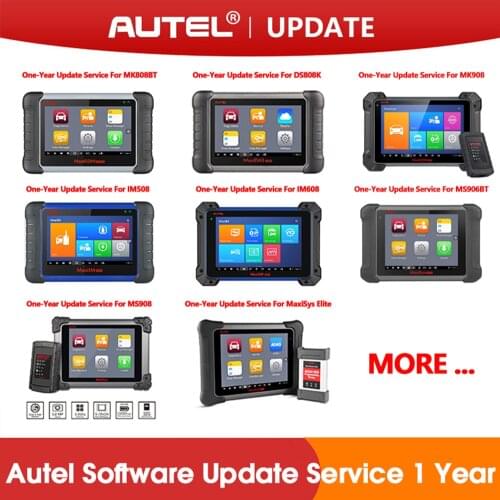 Autel Software Update Service 1 Year, MS906BT Update, MS908 Update, MaxiSys Elite Update, DS808 Update