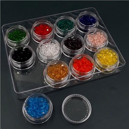 600pcs/12Colors/Set 4mm Bicone 5301 Austria Crystal Beads Glass Beads Loose Spacer Bead for DIY Jewelry Making.Each color 50pcs