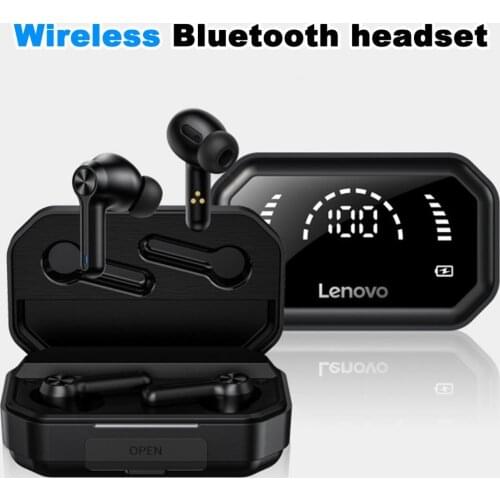 For Lenovo LP3 Pro Bluetooth Headphones TWS Wireless Touch Control Earphones LED Display Noise Reduction Portable Touch Control