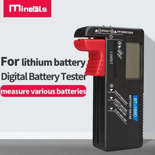 Digital Battery Tester Supports batteries under 12V measure various batteries Voltage tester digital display