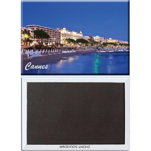 Cannes seafront beach paradise evening 22780 Travel souvenirs Creative refrigerator gifts for friends