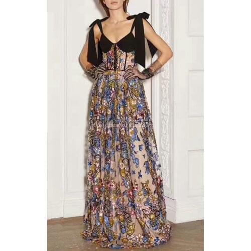 African JRB-81927 embroidered lace for nice dress free shipping 5yard/lot nigerian lace fabric with sequins