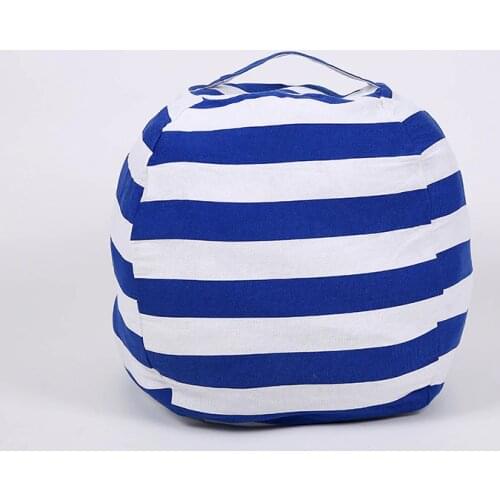 Lazy Waterproof Stuffed Animal Storage Bean Bag Oxford Chair Cover Zipper Beanbag Toys Soft Solid Causal Baby Seats Sofa