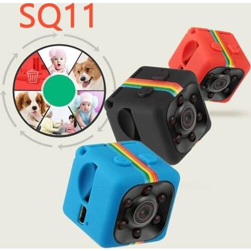 HD 480P/1080P SQ11 Mini Camera Espia Oculta Night Vision Micro Small Secret Pocket Camera Gizli Kamera Support Hidden TF Card