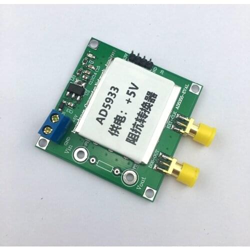 AD5933 impedance converter network analyzer module 1M sampling rate 12bit resolution measurement resistor
