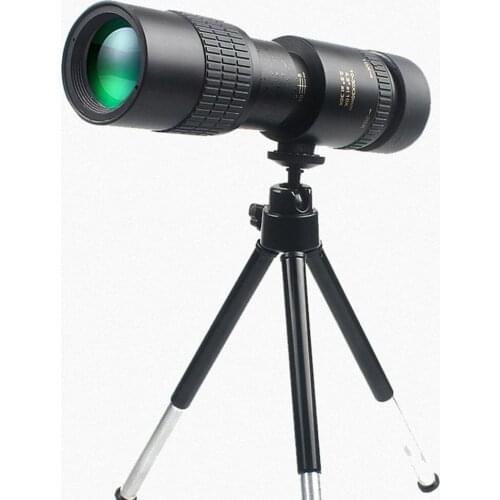 4K 10-300X40MM Super Zoom Monocular Telescope BAK4-Prism Full Steel Body Binoculars Take Photo Low Light Night Vision Camping
