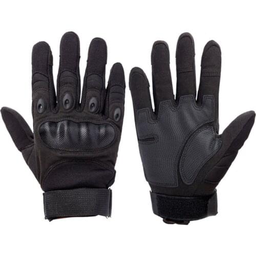 Motorcycle Bicycle Outdoor Gloves 4 Season Winter Breathable Full Finger Racing Leather Antislip Перчатки