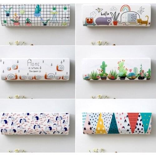 Wall Hanging Air Conditioner Cover Cartoon Air Conditioner Protective Dust Cover Home Creative Bedroom Air Conditioner Cover