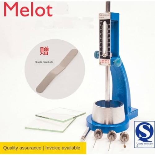 New Standard of Cement Consistency Setting Time Tester Vicat Instrument Tester Send Straight Edge Knife Initial Setting Needle