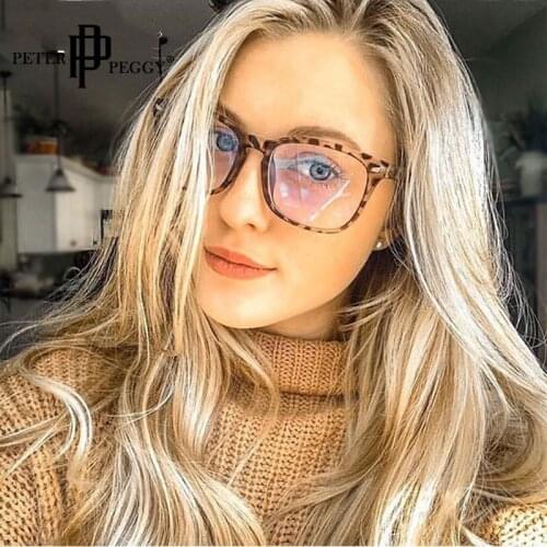 Anti Blue Light Computer Eyeglasses Fashion Female Optical Glasses Frame High Quality Ultralight Reading Glasses For Women