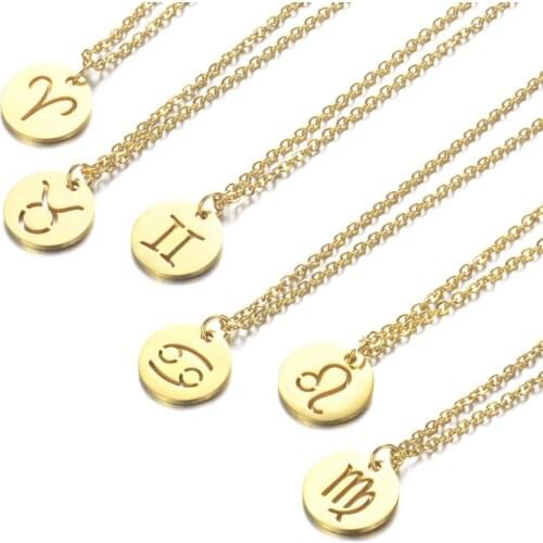 Женские кулоны знаки зодиака Ouriner China At AliExpress