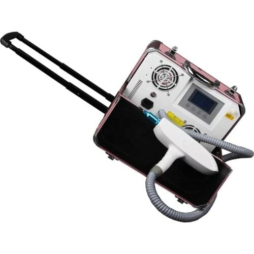 Portable q switch nd yag laser for tattoo removal and skin rejuvenation and carbon peeling