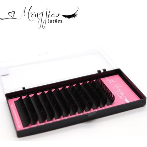 M&J 3d Faux mink Eyelashes extension Individual Eyelashes for building C/D curl eyelashes extension lashes supplier