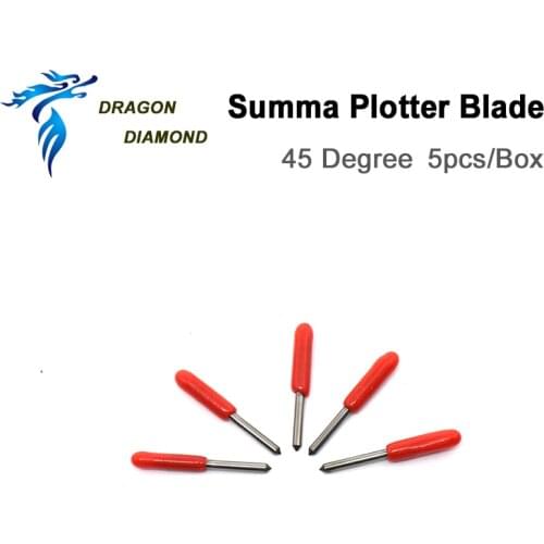 DRAGON DIAMOND Summa D Cutter Blades 5pcs 45 Degree Summa Knife Summa Cutter For Summa Cutting Plotter