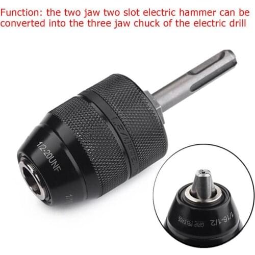 SDS Drill Chuck Screwdriver cartridge Quick Change Adapter Converter Cartridge perforator Chrome for Electric Drills